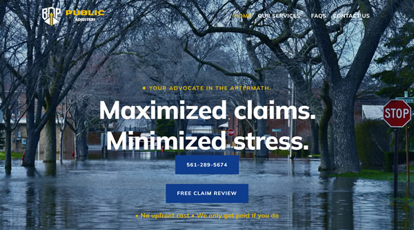 BDP Public Adjusters homepage: Maximized claims. Minimized stress.