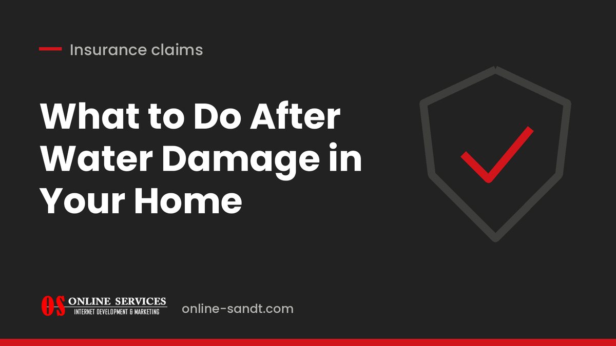 What to Do After Water Damage in Your Home