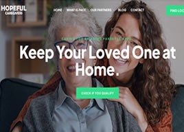 Hopeful Caregivers website